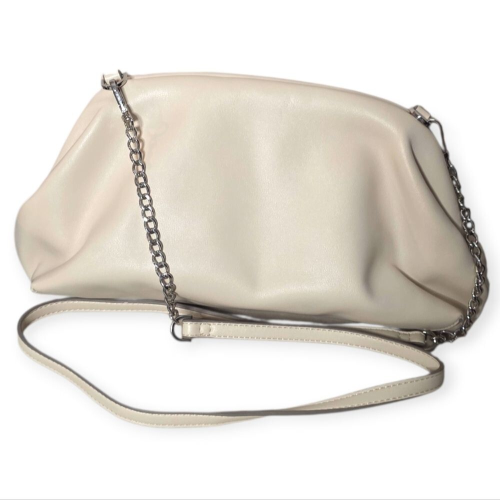 a new day Bubble Clutch With Removable Silvertone Strap - Picture 2 of 4